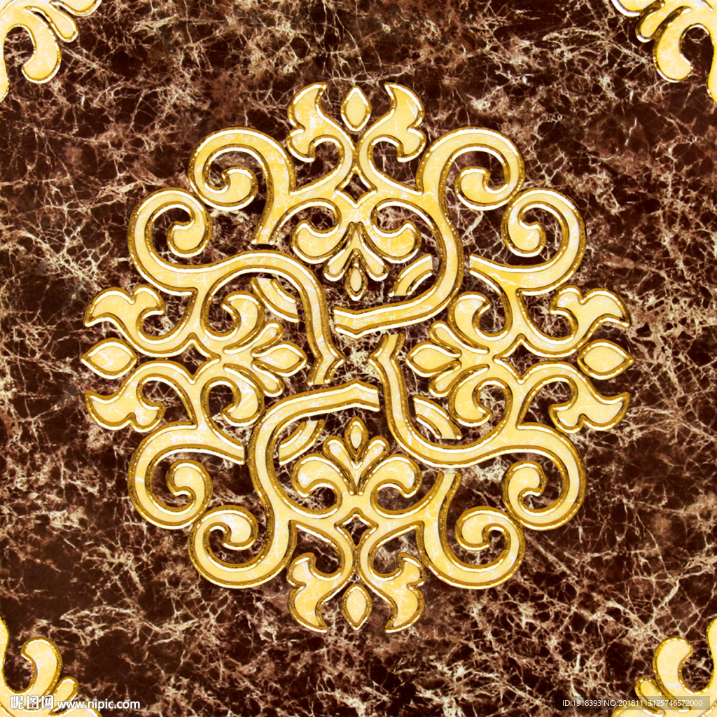 抛晶砖 四方连续图案 花纹