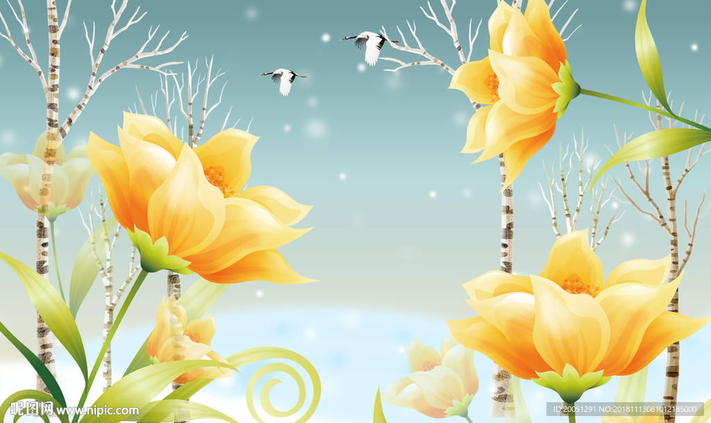 3d背景墙 3d壁画 3d背景