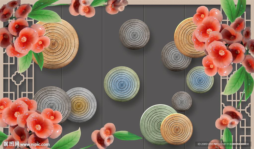 3d背景墙 3d壁画