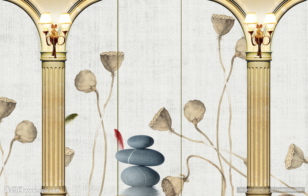 3d背景墙 3d壁画 3d背景