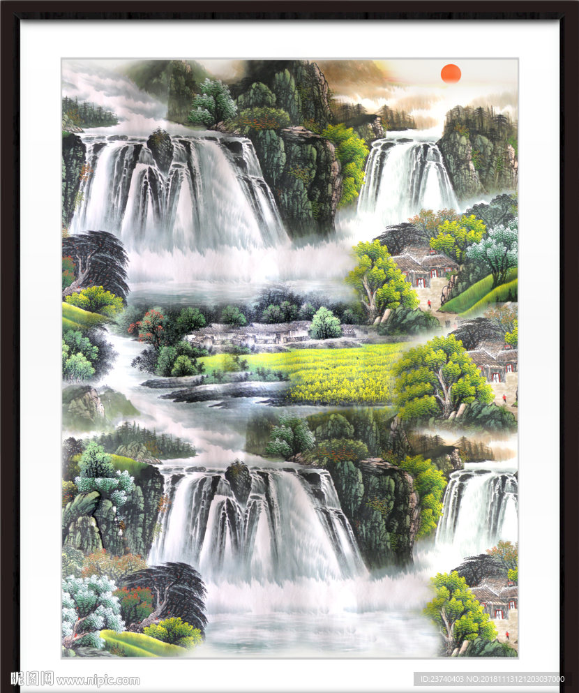 山水风景画