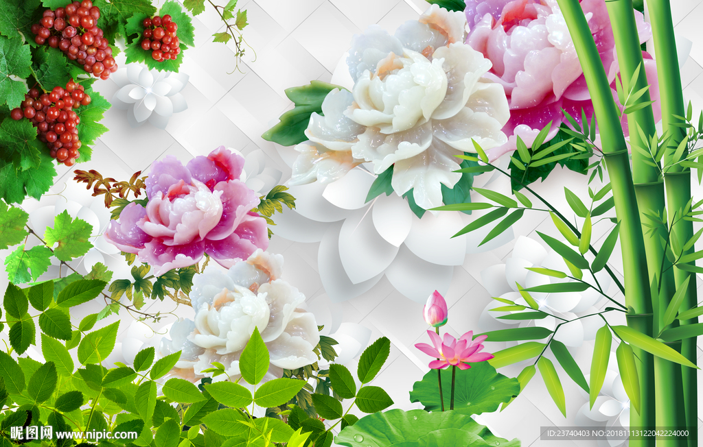 清新背景 3d背景