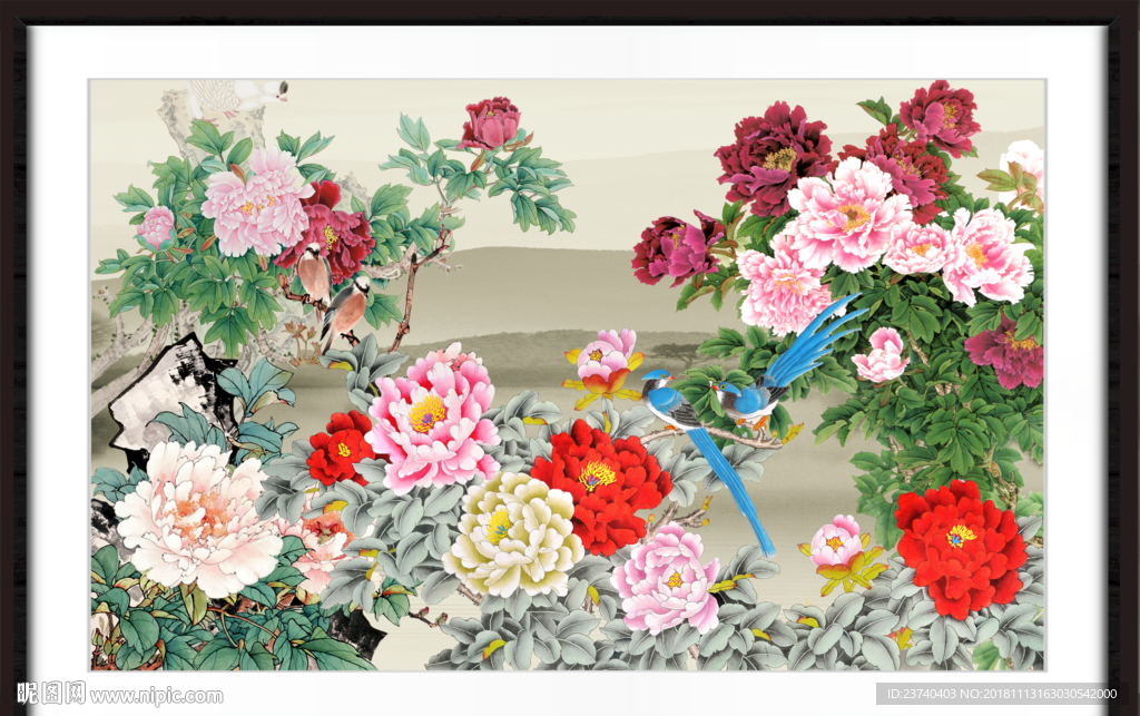 前程似锦 富贵花开