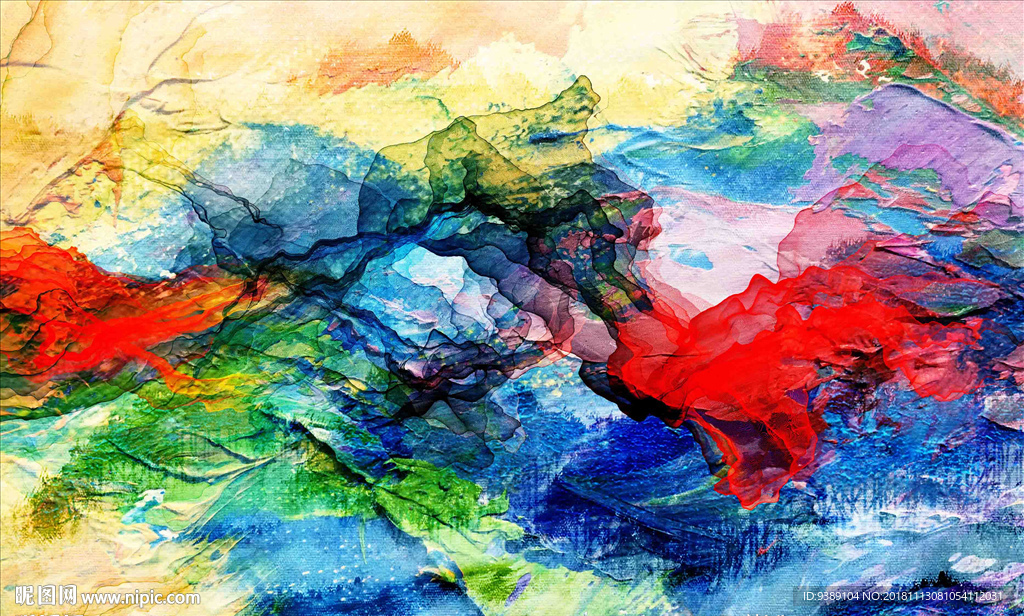 抽象油画