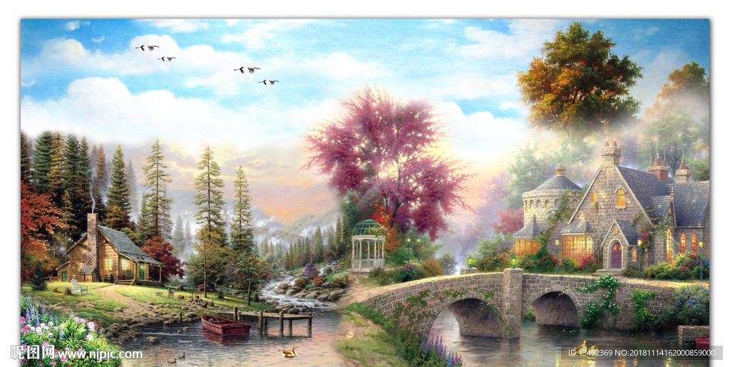 风景油画