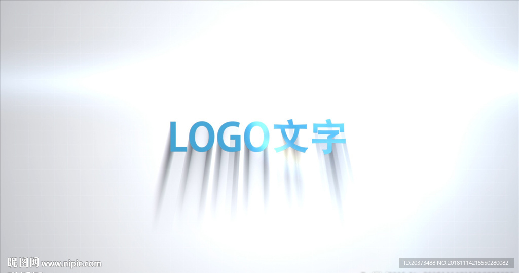 简洁企业LOGO片头AE模板