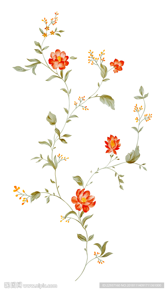 手绘花