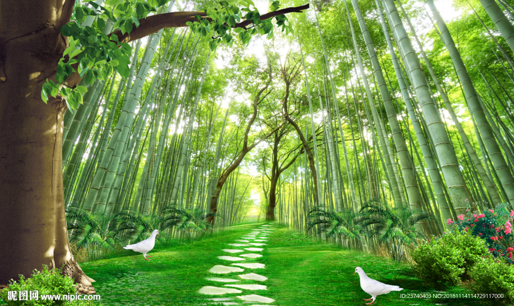 客厅背景墙 3D电视背景