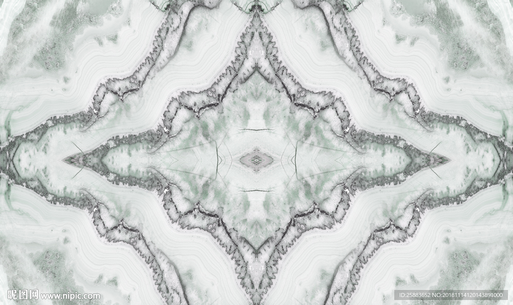 拼花大理石电视背景墙