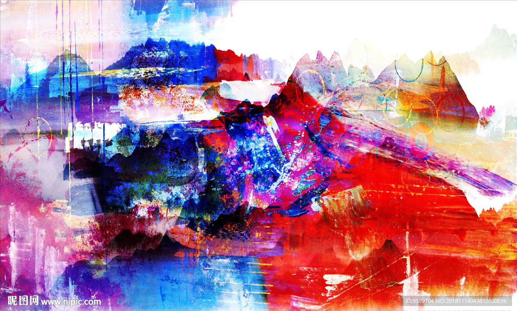 抽象油画