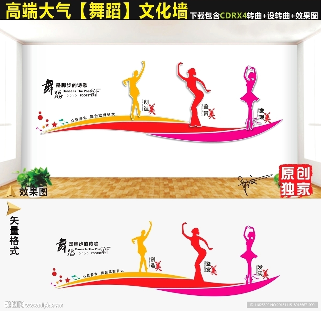 舞蹈文化墙
