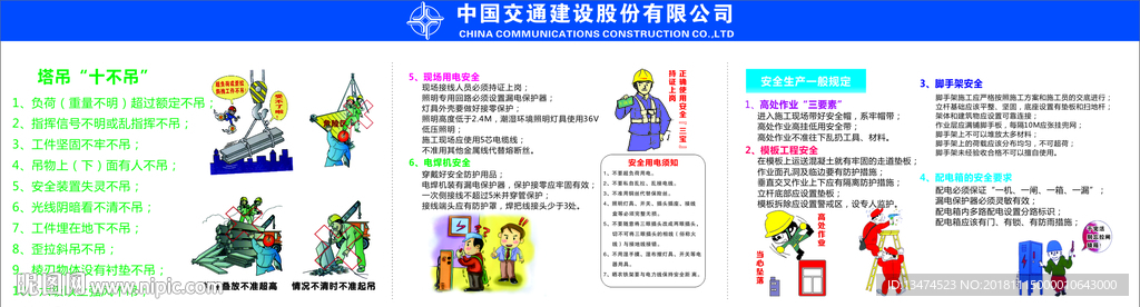 工地安全知识广告
