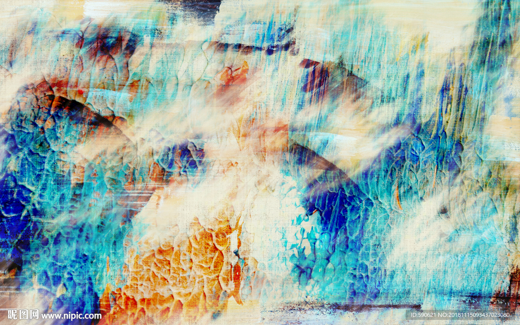 抽象油画