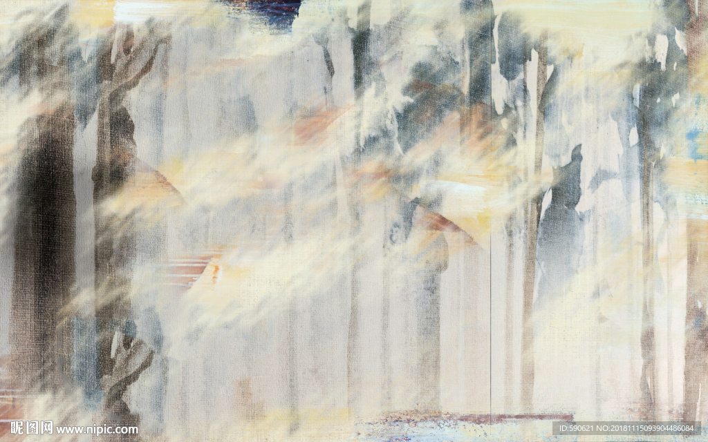 抽象油画