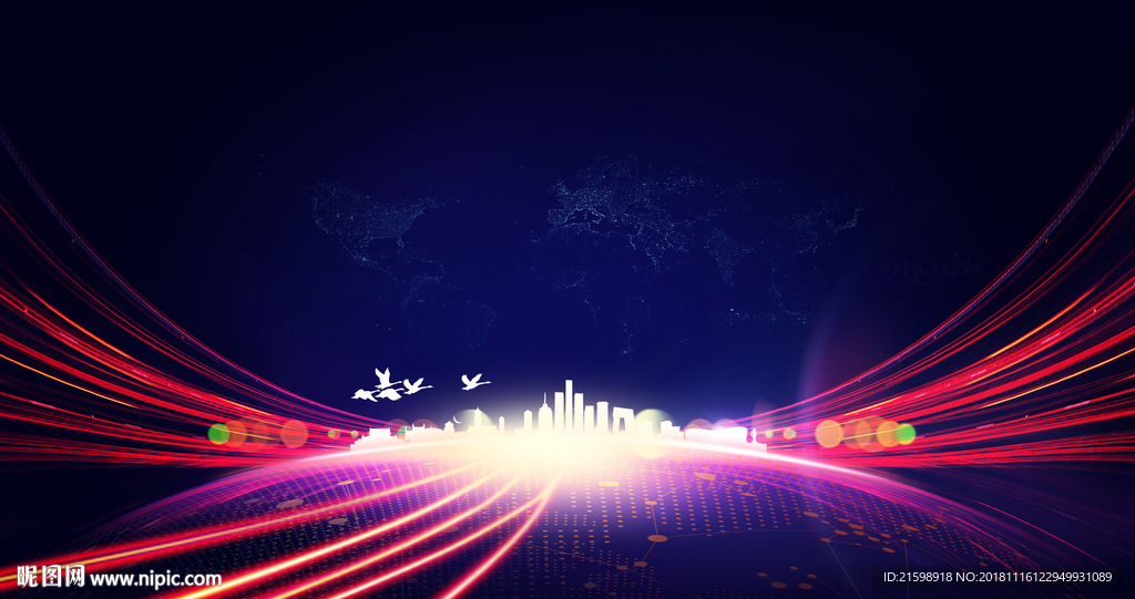 年会背景 企业画面