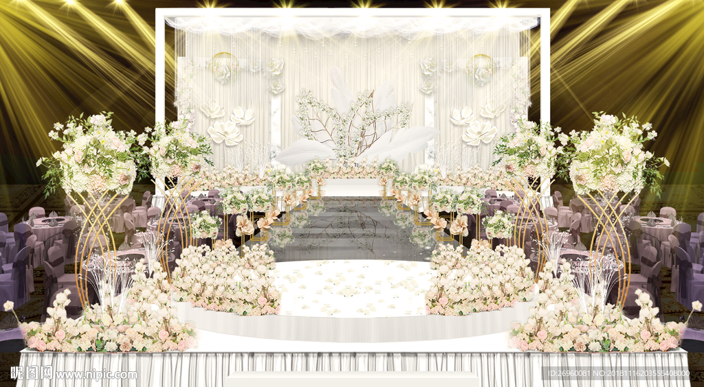 西式婚礼效果图