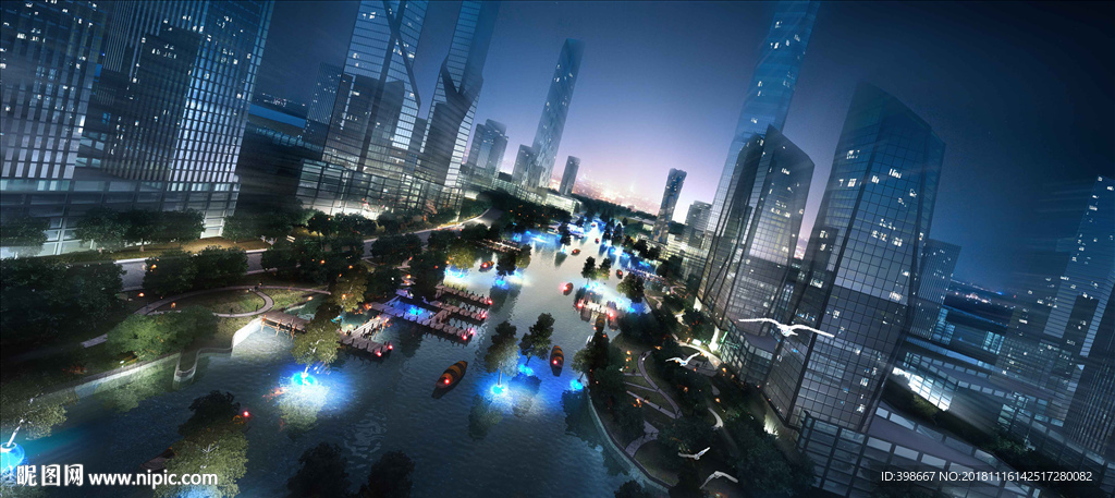 房地产效果图 小区效果图 别墅