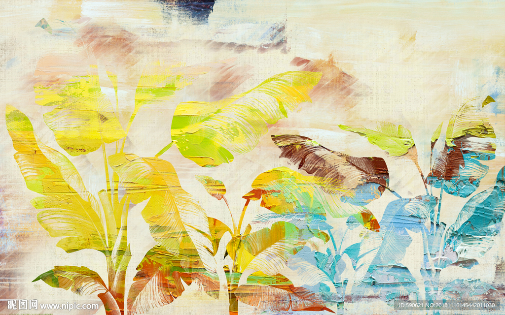 抽象油画