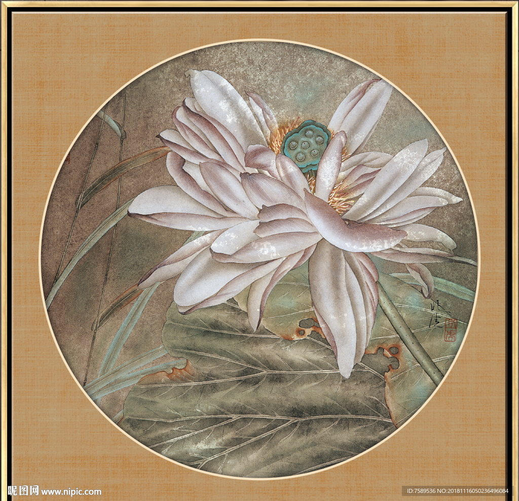新中式工笔花鸟画
