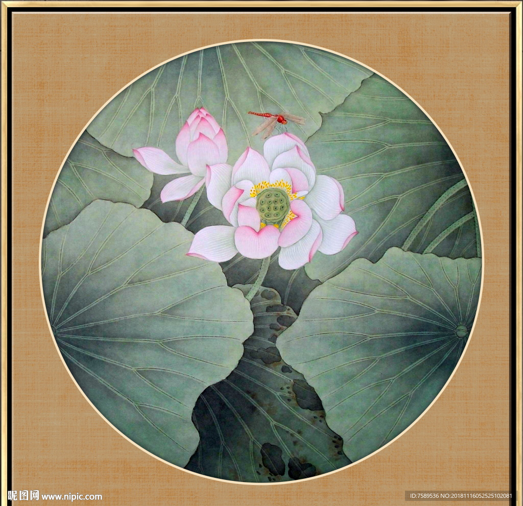 新中式工笔花鸟画