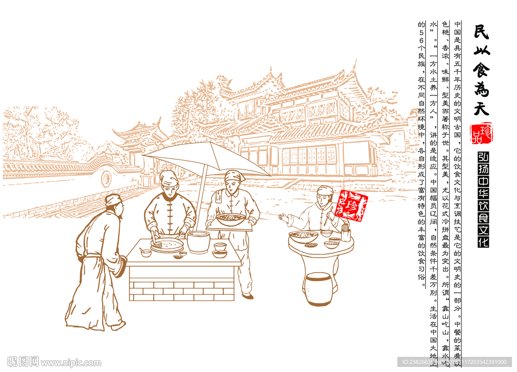 中国饮食古人