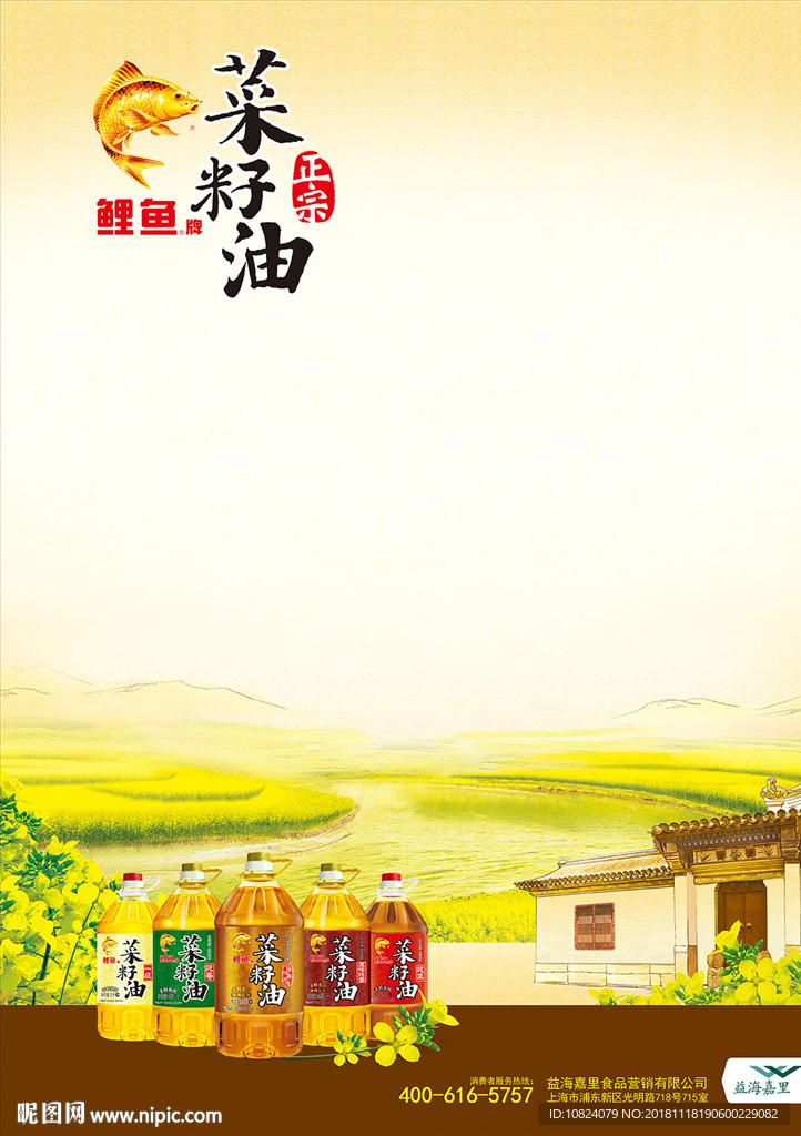 正宗菜籽油-手写海报