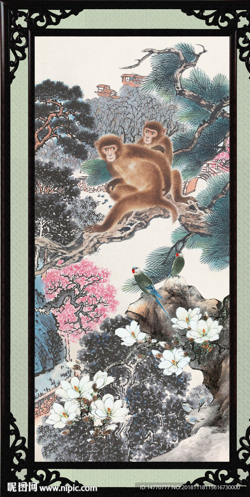 金猴迎春