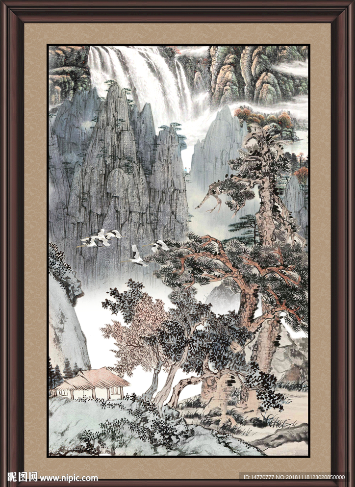 巨幅山水画