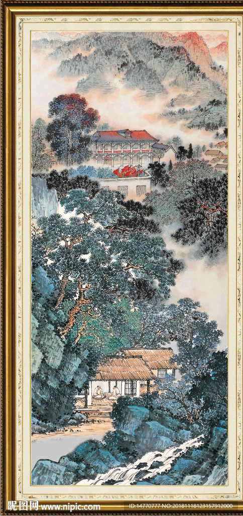巨幅山水画