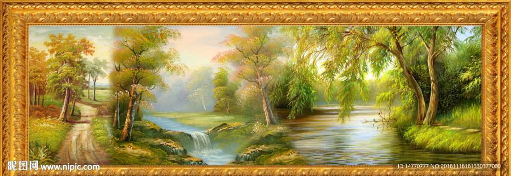 油画 油画风景