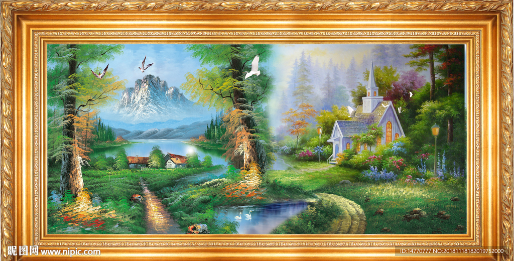 油画 油画风景