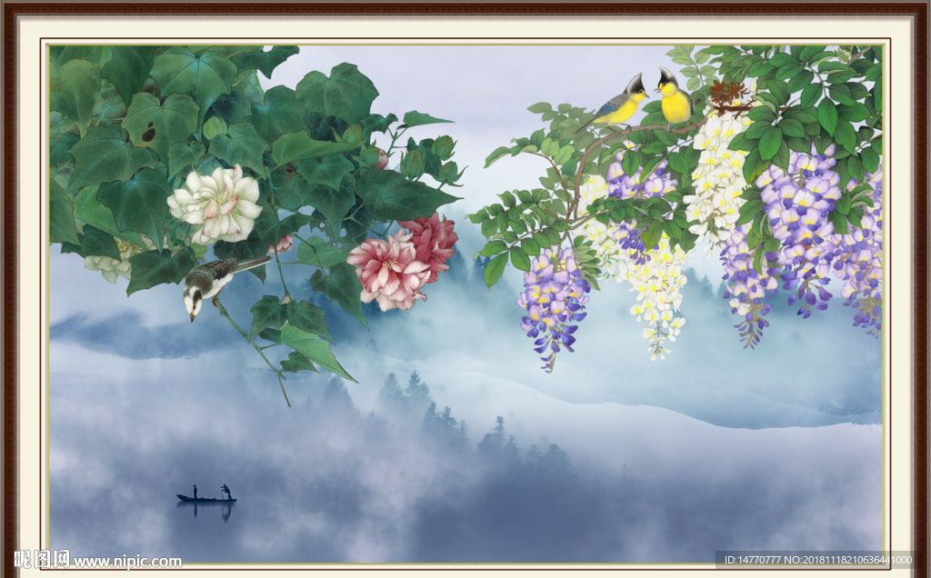 工笔花鸟