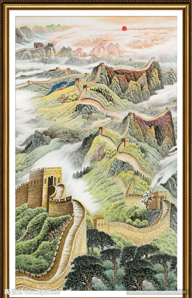 玄关山水画