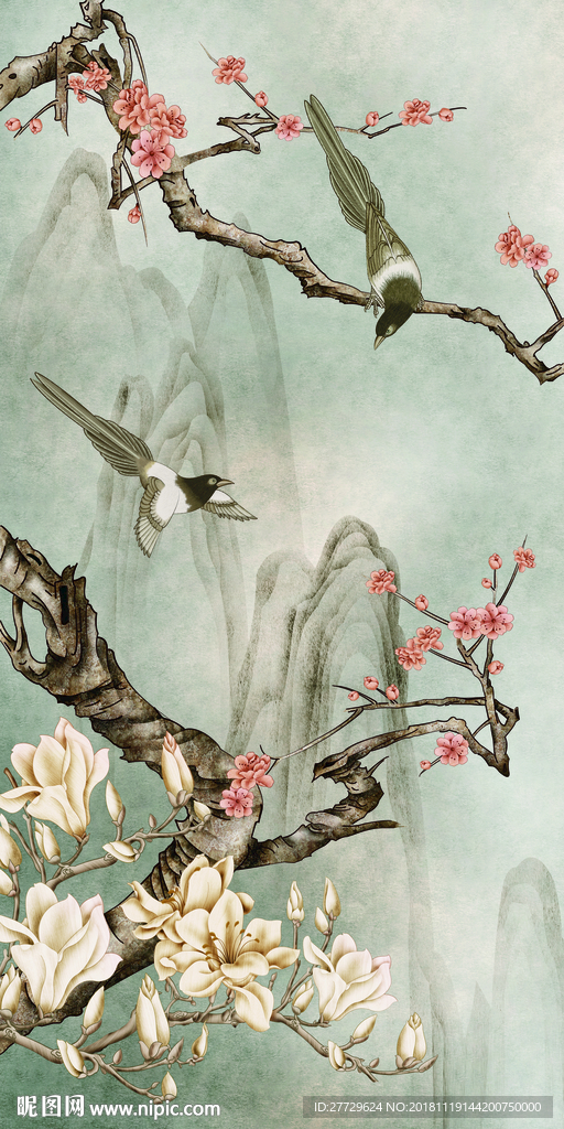 新中式花鸟画