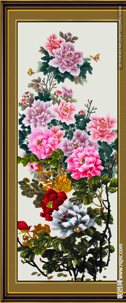 国画牡丹