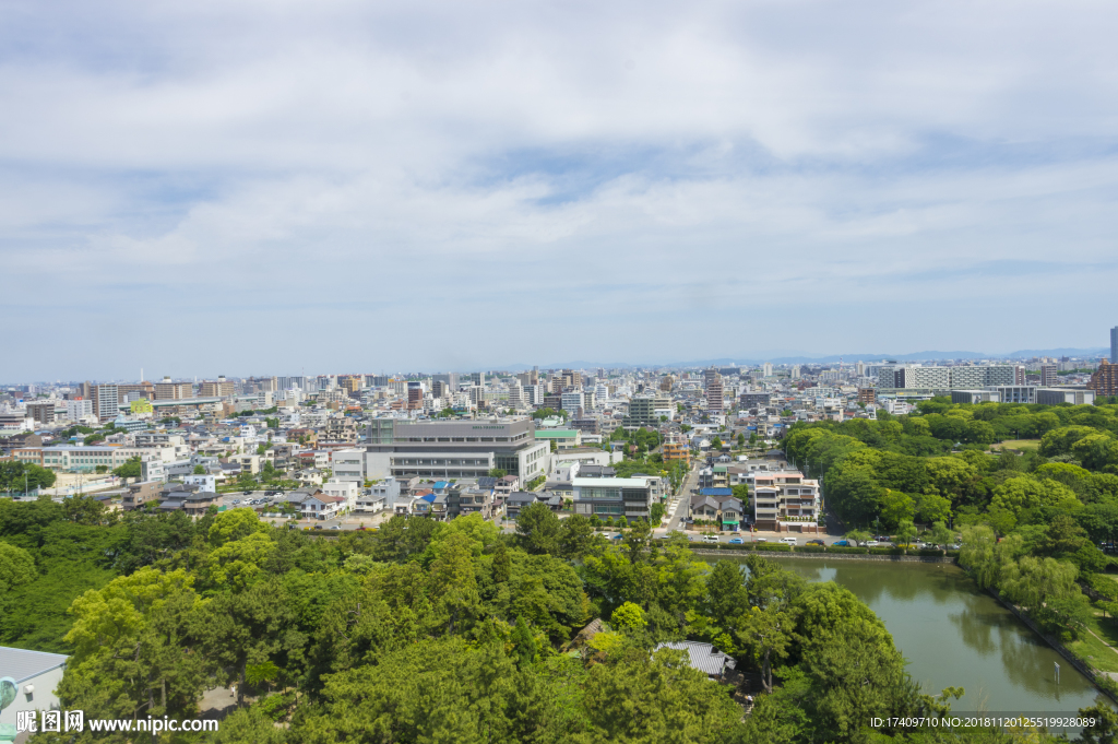 日本楼区风景图