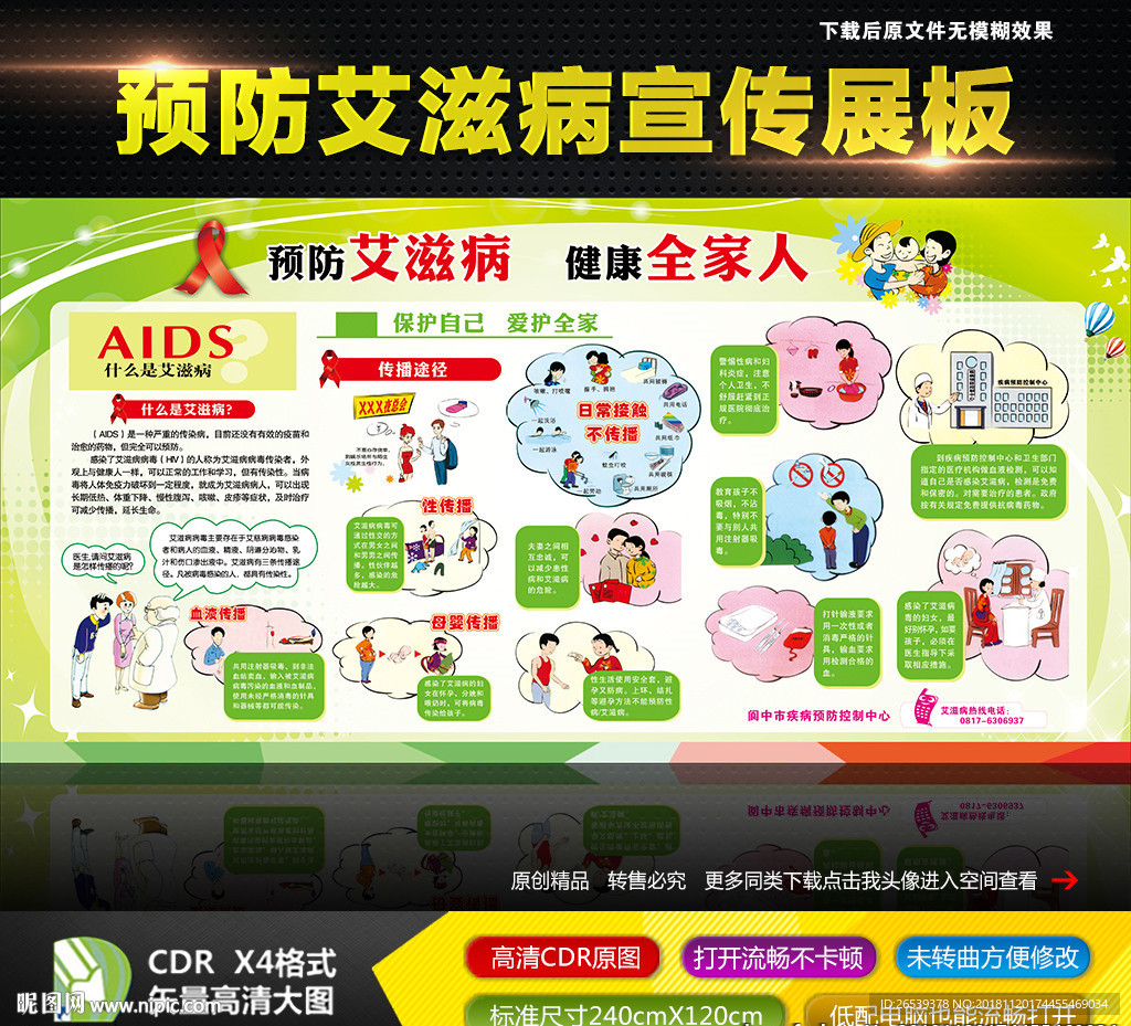 预防艾滋病 健康全家人