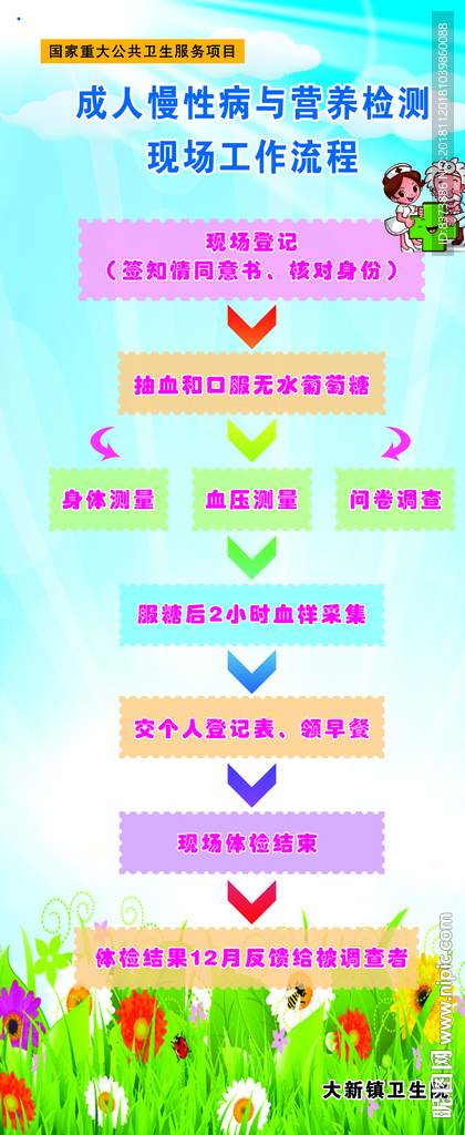 成人慢性病与营养检测流程
