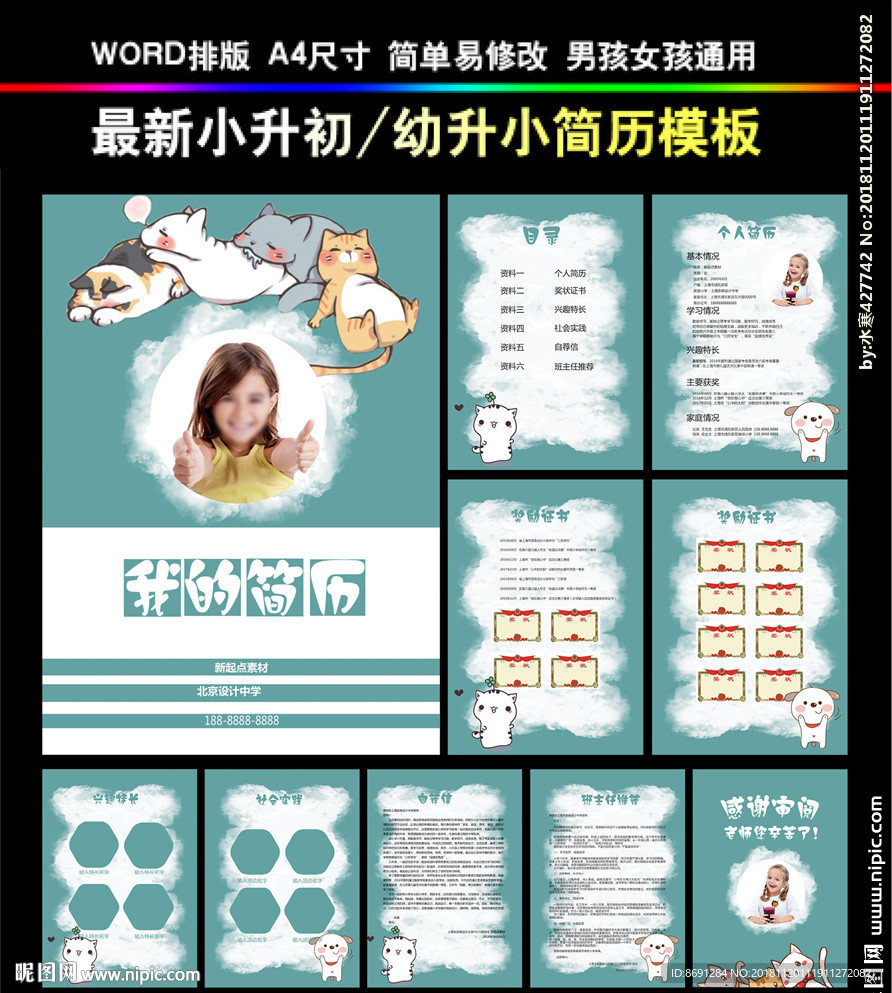 小升初简历