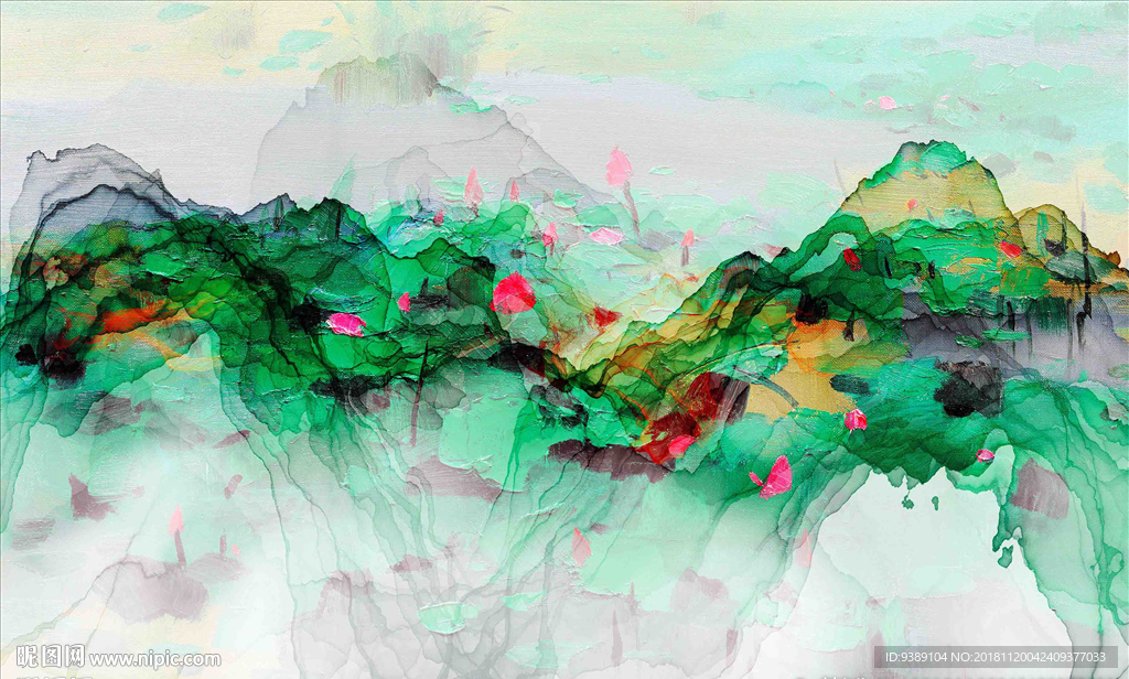 抽象山水
