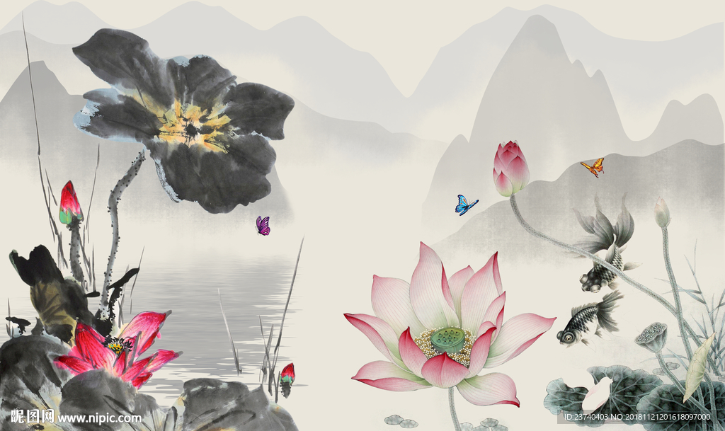 大型背景