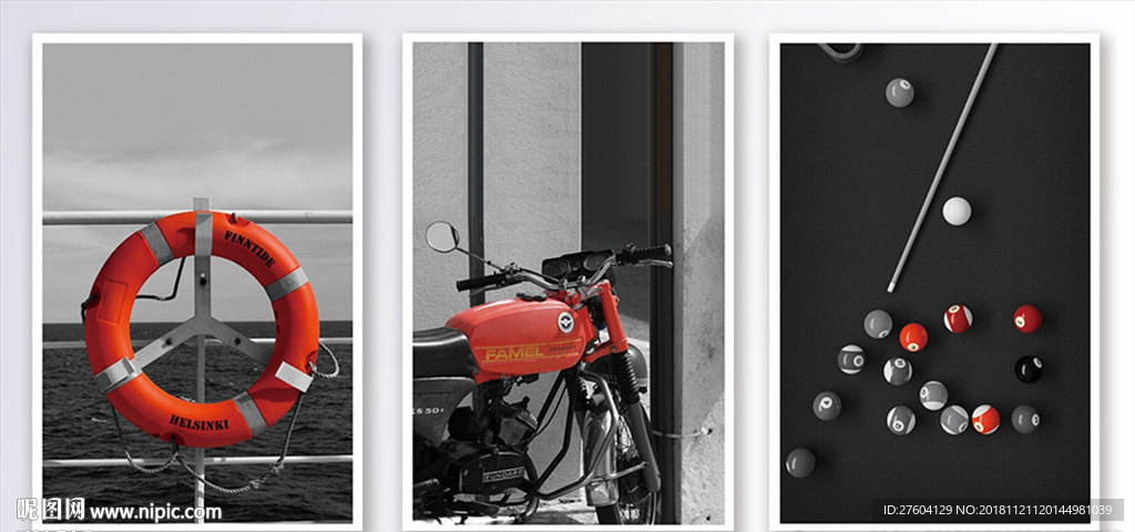 简约创意欧式风景装饰画