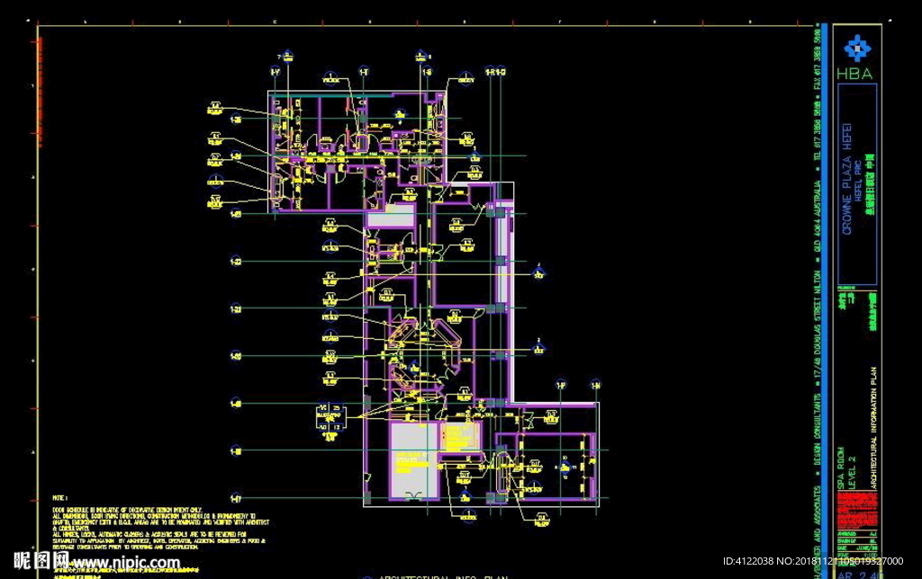 五星级酒店 酒店施工图 酒店设