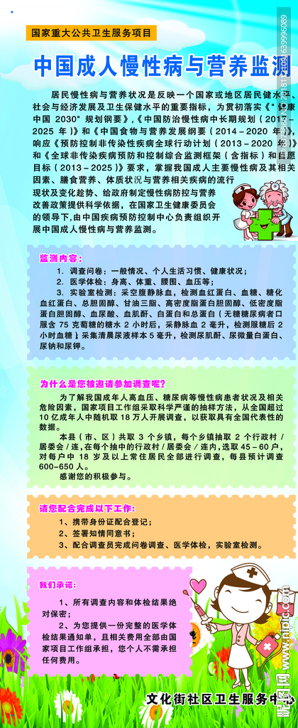 中国成人慢性病与营养监测