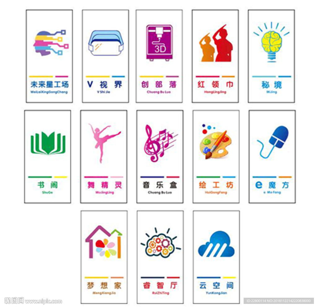 学校创意科室牌