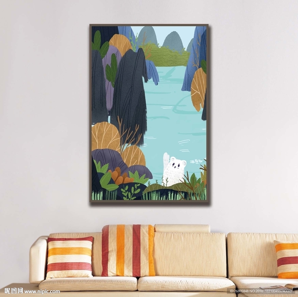 卡通手绘装饰画