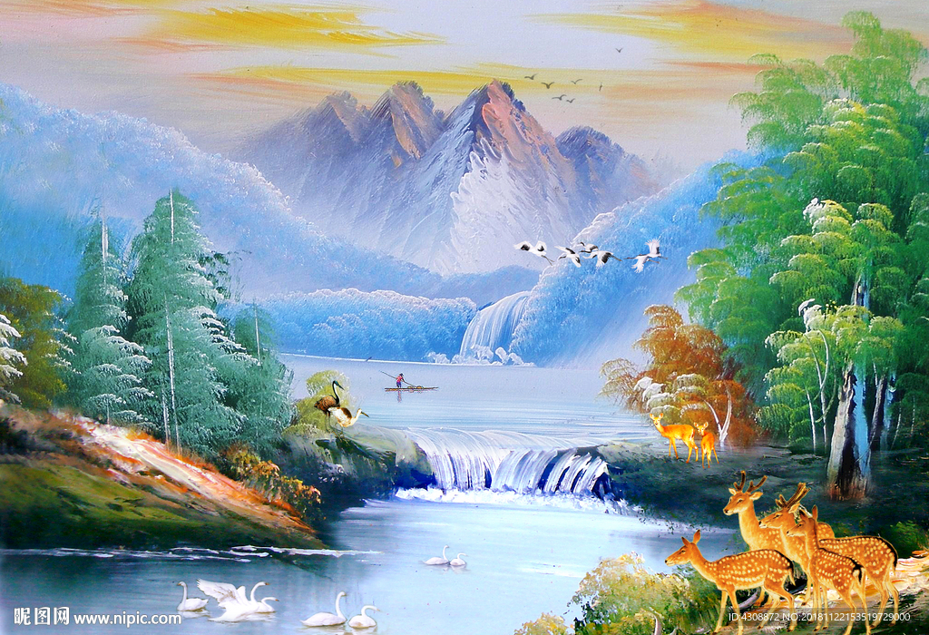 油画