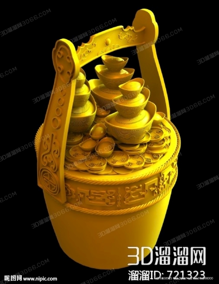 雕塑-一桶金