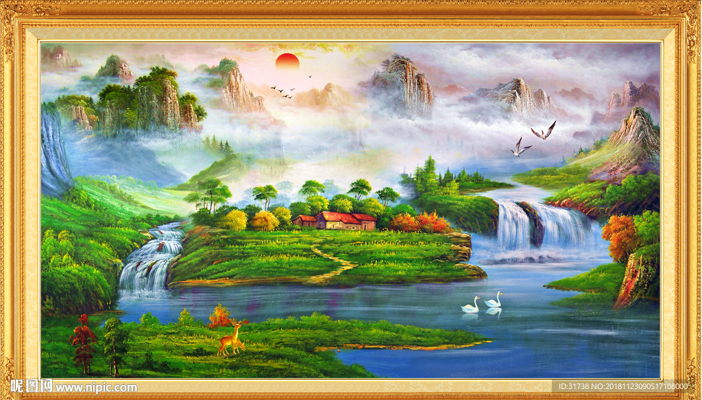 油画风景