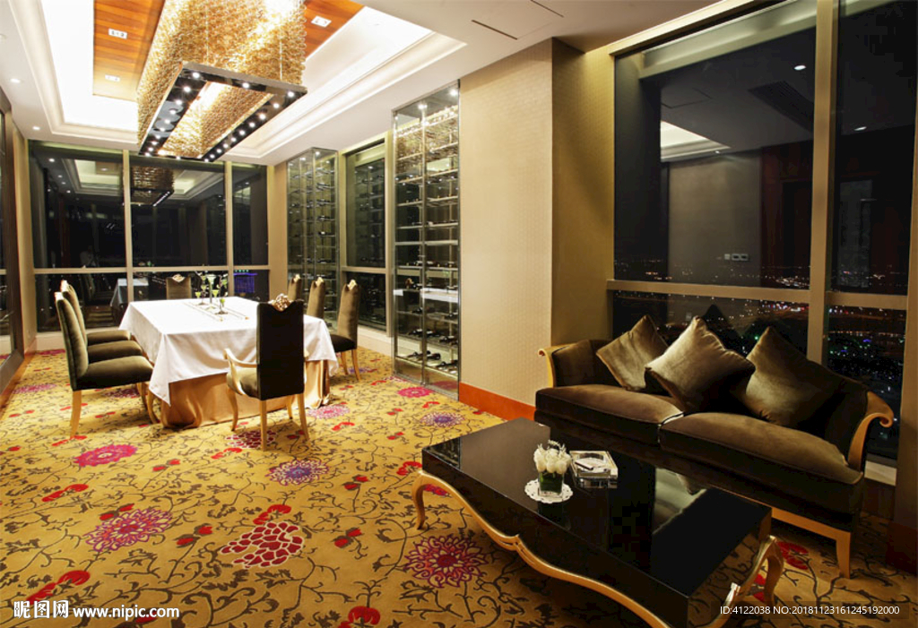 沈阳君悦酒店行政酒廊施工图